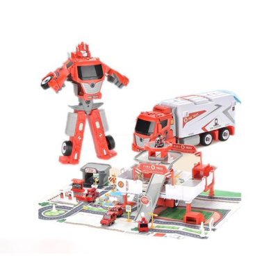 Игрушка 3в1 Машина-трансформер парковка и робот 1272327